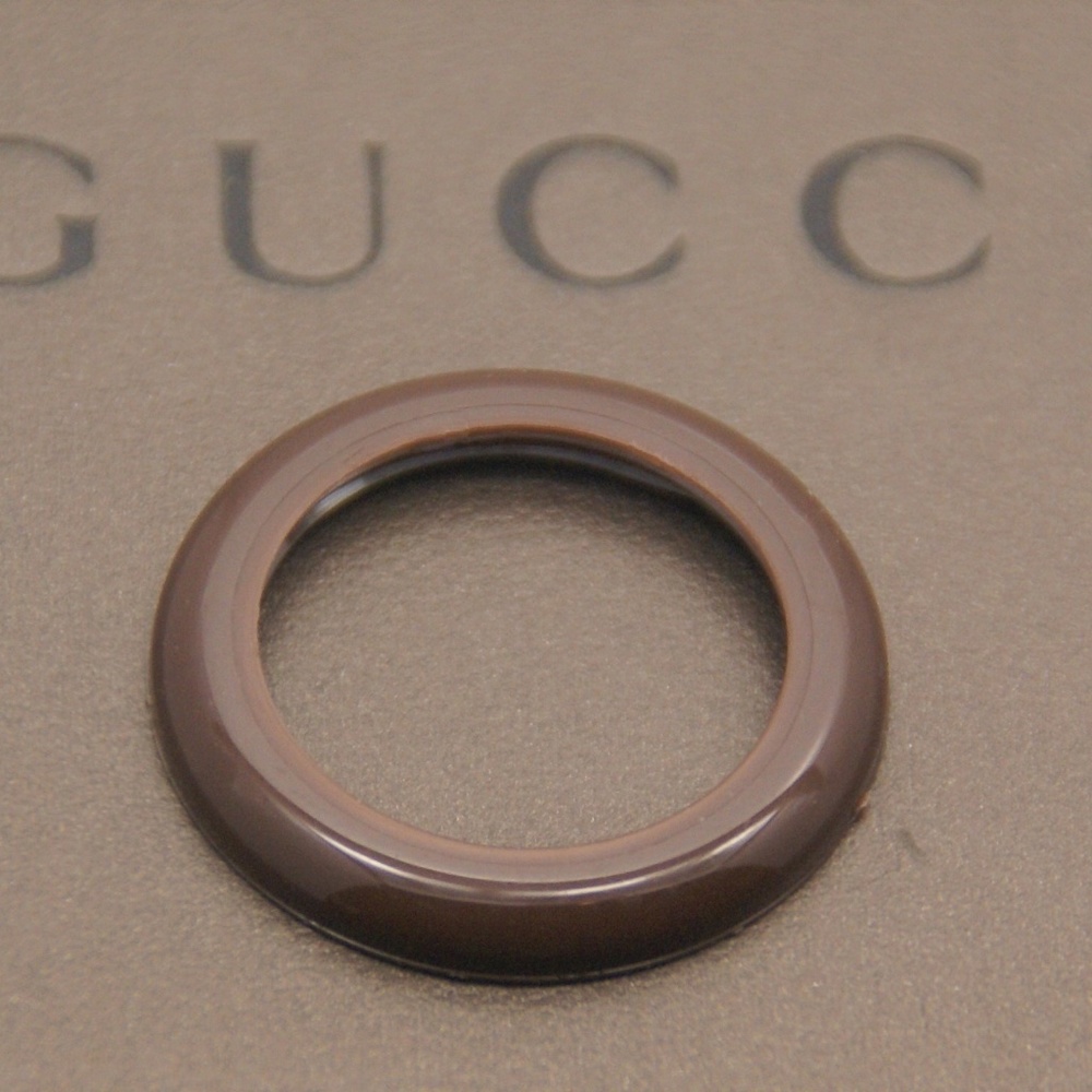 Vintage New Gucci Plastic Bezel In Brown For Gucci Watch Model 1100, 11/12.2